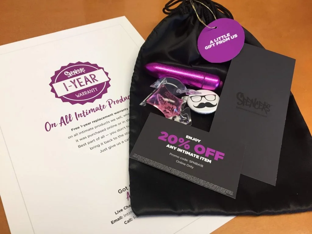 SPENCER GIFTS — Packaging Copy