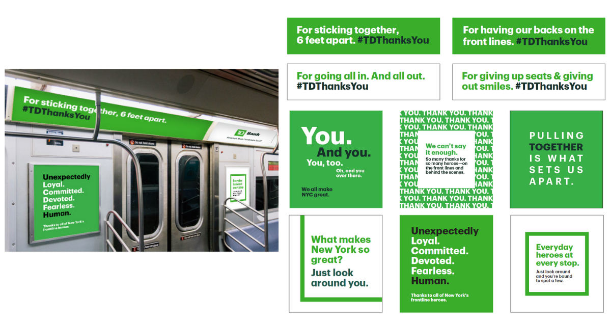 New York City Subway Ads — Print Copy