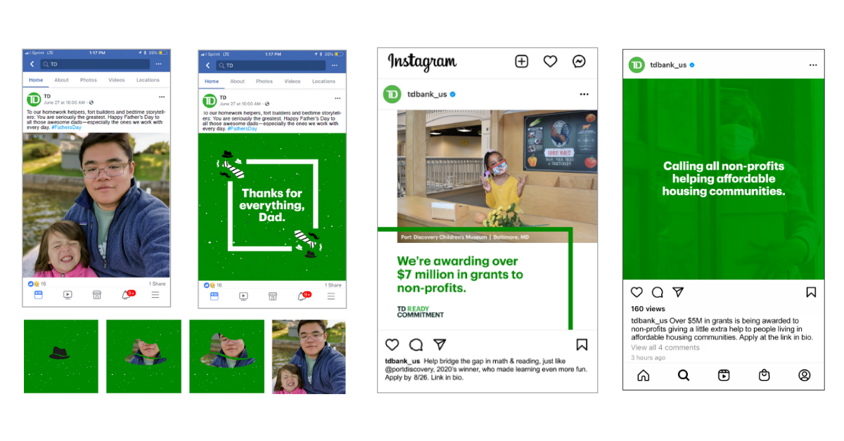 TD BANK — Social Media Copy