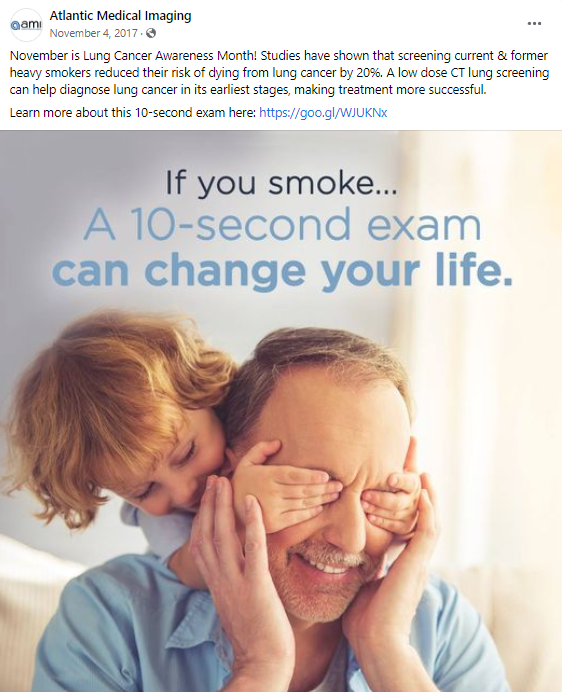 ATLANTIC MEDICAL IMAGING — Social Media Copy