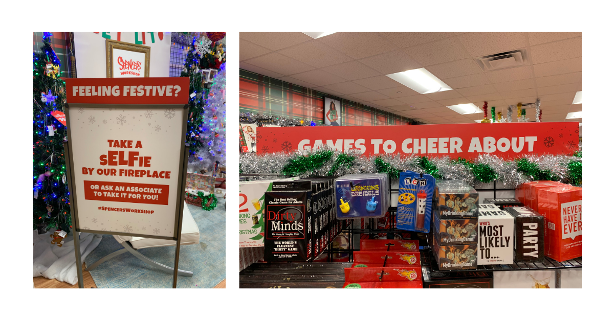 SPENCER GIFTS — Store Signage